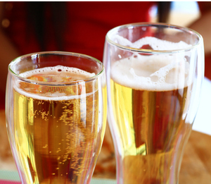 400/500ML de vidrio de doble pared fútbol de hielo bebiendo cerveza taza de doble capa de vidrio taza de cerveza - Product Image 5