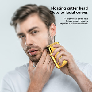 Mini Machine à raser Portable sans fil Rechargeable pour hommes, ensemble de <span class=keywords><strong>tondeuse</strong></span> à <span class=keywords><strong>barbe</strong></span> réglable de <span class=keywords><strong>bonne</strong></span> qualité - Product Image 5