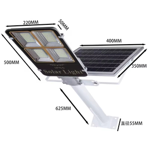 Hot Selling Large Scale Outdoor Lighting IP67 Waterproof Integrated LED Solar Street Light with Remote Control Energy Saving - Product Image 1