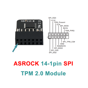 Módulo de Seguridad de Encriptación TPM 2.0 para Placas Base <span class=keywords><strong>MSI</strong></span>/GIGABYTE/ASROCK/ASUS/x99, Módulo TPM 2.0 SPI/LPC de 12/14/18/20 Pines para PC - Product Image 5
