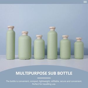 ขวดพลาสติก HDPE สีเขียวอะโวคาโด ขนาด 200/260/300/400/500 มล. แบบบีบได้ สำหรับโลชั่น แชมพู ครีมนวดผม บรรจุภัณฑ์ความงาม - Product Image 4