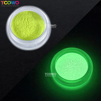 Polvo luminoso con brillo ultraalto en la oscuridad, precio de fábrica, aluminato de estroncio para señales de salida de emergencia