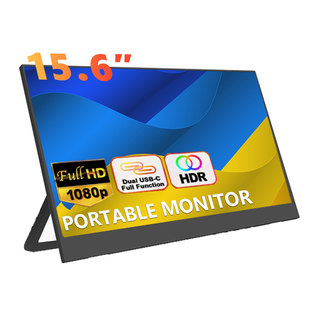 USB-C15.6" IPS Touch Monitor for Laptop Gaming Portable Display