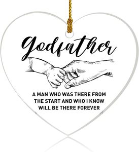 Ornamento a Cuore in Acrilico per Suocera con Design a Corona Floreale - Regalo Ricordo per la Festa della Mamma, Compleanno, Natale, Matrimonio - Product Image 3