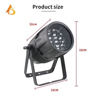 Fournisseur d'éclairage de scène, 7 pièces de projecteurs LED PAR étanches 40W, projecteurs LED PAR DMX RGBW