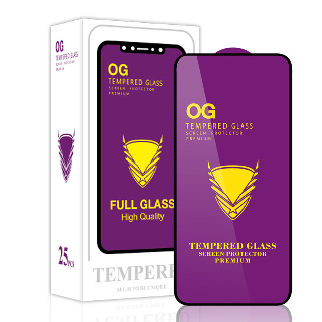 Hd Og Golden Armor Tempered Glass Screen Protector for Oppo R17/f9/f9 Pro A3s/a5 F11 Protector Protective Film