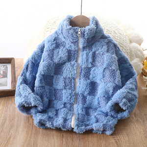 Jaqueta Longa Infantil Forrada com Fleece, Cardigã de Outono Inverno com Zíper e Gola Alta para Meninos e Meninas, Roupas para Bebês - Product Image 3