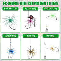6 leurres souples en forme d'ormeaux pour la pêche en eau salée, leurres à flottaison lente, appâts de finesse pour la pêche au bar, à la truite, au crappie, pour la pêche en drop shot, la pêche à la technique Wacky Rig et la pêche à la technique Neko Rig