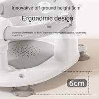 Siège de bain pour bébé Smartcare avec ventouses puissantes, antidérapant, respirant, pour bébés de 6 à 18 mois