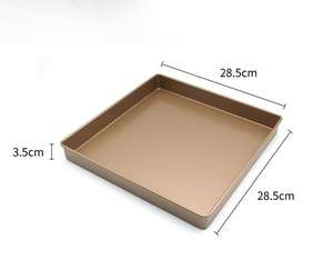 Moule à gâteau en métal écologique de 11 pouces avec plaque en acier de 1,5 mm pour une cuisson et un rôtissage au <span class=keywords><strong>four</strong></span> sécurisés - Product Image 5