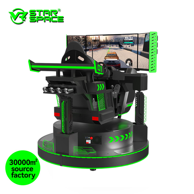 Commercial Virtual Reality Racing Car Driving Simulator Machine 9d Vr Three Screen F1 Racing Simulator Hot Game