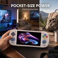 Consola de Juegos Portátil Retroid Pocket 6 RP6 con Android 13, Snapdragon 8 Gen 2, Pantalla AMOLED de 5.5 Pulgadas y 120Hz, 8GB/12GB, 128GB