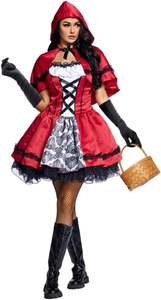 Costume de Cosplay d'Halloween Princesse Petit <span class=keywords><strong>Chaperon</strong></span> <span class=keywords><strong>Rouge</strong></span> pour Femme avec Robes pour la Semaine du <span class=keywords><strong>Livre</strong></span> de Conte de Fées AU - Product Image 3