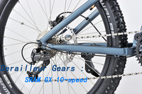 Vélo de montagne électrique haute vitesse 500W, cadre en alliage d'aluminium 29 pouces, moteur central, batterie lithium 48V 16Ah, freins à disque hydrauliques