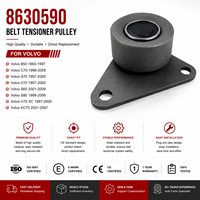 Automobil-Riemenspanner-Rolle Zahnriemen-Spannrolle Set Umlenkrolle Kühlsystem-Riemenscheiben-Set für VOLVO OE 8630590