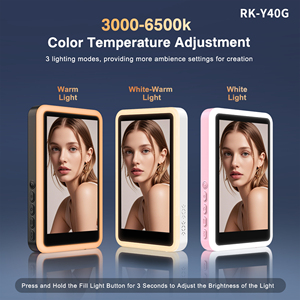 Écran portable pour selfie avec caméra arrière et lumière d'appoint, moniteur magnétique pour téléphone compatible <span class=keywords><strong>Apple</strong></span> iPhone 18 17 16 Pro Max, kit Vlog - Product Image 3