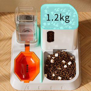 تصميم جديد أوتوماتيكي لطعام القط-مجموعة الجاذبية للحيوانات الأليفة-مغذي ذاتي للكلاب والقطط الصغيرة في الأماكن المغلقة - Product Image 3