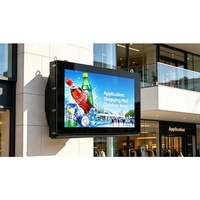 Pantalla LCD para Publicidad de 49 Pulgadas, Montaje en Pared para Exteriores, IP65 Impermeable, 1080P FHD, Visible bajo la Luz Solar, Señalización Digital con Sistema Windows 11