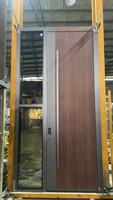 Porte de sécurité moderne, porte de villa de luxe, porte extérieure en acier inoxydable avec taille, couleur et design personnalisés
