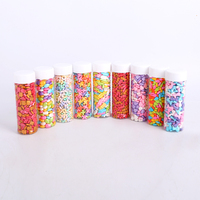 Confettis comestibles en vrac, sans sucre, en forme de fleur artificielle, couleur unie, en forme de cœur, décoratifs, en sachet, pour sceller, pépites rondes
