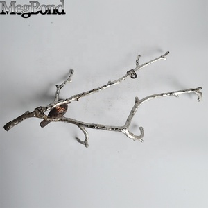 Portagioie da <span class=keywords><strong>Parete</strong></span> Decorativo in Ghisa con Uccellino su Ramo e 4 Ganci, Marca Megbond, Origine Shandong - Product Image 4