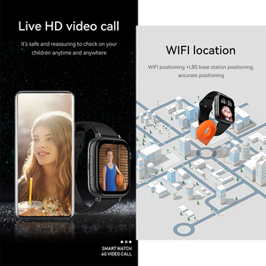 정확한 GPS LBS WiFi 이중 포지셔닝 시스템 비디오 통화 기능 SOS 알람이있는 Sim 카드이있는 공급 업체 어린이 스마트 시계 - Product Image 6