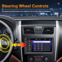 Autoradio Universal Linux 2 Din de 7 Pulgadas, Radio de Coche con Vídeo Estéreo, Carplay, Navegación GPS para Auto, Pantalla Táctil IPS