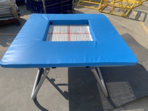 <span class=keywords><strong>Trampoline</strong></span> de gymnastique LWH 295X183X42 cm Filet en nylon Filet à mouche à ressort solide <span class=keywords><strong>Trampoline</strong></span> d'intérieur - Product Image 5