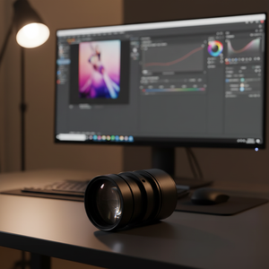 Lente Plano Convexa Acromática de Vidro K9 com Design Óptico Multi-elemento, Revestimento Antirreflexo, OEM - Product Image 1