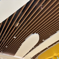 Foshan Fabricant Plafond en métal Déflecteur en aluminium Ondes Plafond Plafond intérieur Matériau avec CE