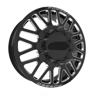 Jantes forgées DRW polies sur mesure 20X8.25 22X8.25 24X8.25 avec enjoliveur central flottant 10X225 8X165.1 pour Chevrolet Silverado 1500