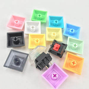 En stock, lot de touches de clavier mécanique 1u en PBT vierges de profil <span class=keywords><strong>DSA</strong></span>, colorées - Product Image 3