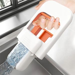 Serpillère pliable portable en acier avec mini-essoreuse intégrée, sans lavage à la main, pour la maison et la voiture - Product Image 1