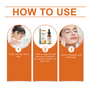 Suero Facial con Vitamina C, Esencia Facial Blanqueadora e Iluminadora, Líquido Hidratante Antienvejecimiento para Uso Doméstico - Product Image 6