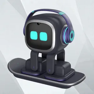 Emo Robot Intelligent Toy AI Robot Desktop Pet Emo English Companion Gift  Electronic Toy Vector