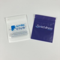 Sacs d'aligneurs personnalisés avec impression, sacs d'emballage dentaire transparents, sacs refermables à fermeture éclair, sacs en mylar pour blanchiment des dents, sacs de nettoyage pour aligneurs