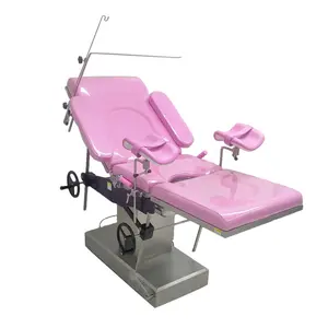 Medical Electric Obstetric And Gynaecology Table Manual Obstetric Delivery Bed Folding Examination Bed