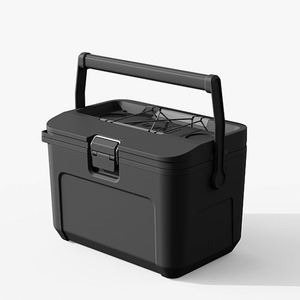 กล่องเก็บความเย็นสำหรับแคมป์ปิ้งปิกนิกกลางแจ้ง PE/PP ขนาด 16QT คุณภาพสูง ราคาประหยัด พกพาสะดวก สำหรับเก็บอาหารและกระป๋อง - Product Image 2