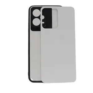 New Arrive soft TPU Blanks Heat transfer Mobile Cover 2D Sublimation Phone Case For Redmi note12 with Aluminum Plate