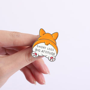 Broche de Perro Corgi con Patas Cortas y Gran Personalidad, Pin de Esmalte, Broche de Animal de Dibujos Animados, Insignia para Mochila, Solapa, Joyerí<span class=keywords><strong>a</strong></span>, Regalos - Product Image 4