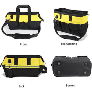 Correa de hombro ajustable Bolsa de herramientas de nylon portátil Personalizable OEM <span class=keywords><strong>Electricistas</strong></span> Organizador de garaje Impermeable Emergencia táctica - Product Image 4