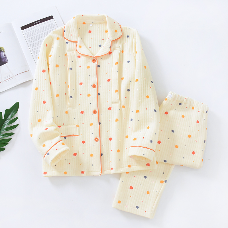 Polka-dot yellow