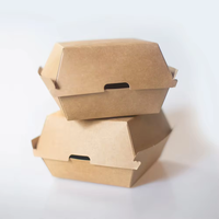 Emballages alimentaires personnalisés pour la restauration rapide à emporter, design d'emballages en carton pour aliments à emporter, boîtes à poulet frit et à hamburgers