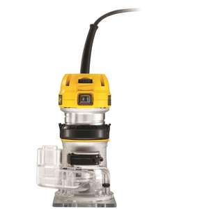Routeur électrique Dewalt 900W, base fixe à collet de 1/2 pouce, outil électrique industriel compact - Product Image 1