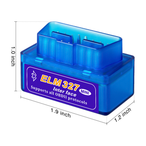 Kingbolen เครื่องมือ OBD2 V2.1ขนาดเล็กแบบ ELM327 BT 327 ELM สำหรับ android/symbian OBDII Protocol ELM327ขนาดเล็ก BT ELM327 V2.1 BT - Product Image 5