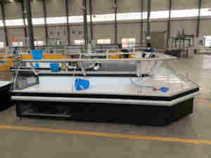 <span class=keywords><strong>Populaire</strong></span> nouvelle <span class=keywords><strong>boucherie</strong></span> boutique viande affichage réfrigérateur Commercial Deli vitrine charcuterie viande vitrine pour supermarché - Product Image 3