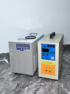 Máy gia nhiệt cảm ứng tần số cao 15KW 220V, lò luyện kim loại nhỏ dùng để tinh chế và đúc đồng, vàng và bạc - Product Image 4