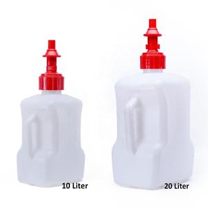 Großhandel 20 Liter 10 L Kunststoff Rennsport-Benzinkanister, tragbare Kraftstoffkanister, Kunststoff-Kanister mit Schubdüse für ATV, Kunststoff Kraftstoff- & Öl-Jerrycan - Product Image 1