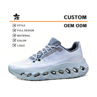 Fabrication de baskets personnalisées, baskets légères de plein air, baskets décontractées pour la course sur route, chaussures de marche amorties pour unisexe
