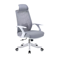 Chaise de bureau pivotante exécutive la plus vendue, réglable en hauteur, avec accoudoirs et dossier en maille